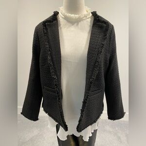 H&M Black Textured Jacket